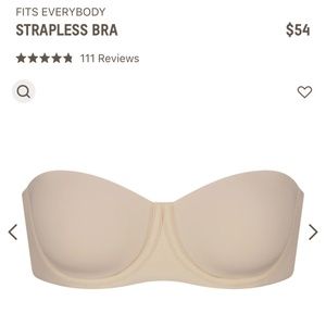 Fits everybody Strapless Bra